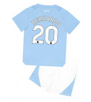 Manchester City Bernardo Silva #20 Replika Babytøj Hjemmebanesæt Børn 2023-24 Kortærmet (+ Korte bukser)